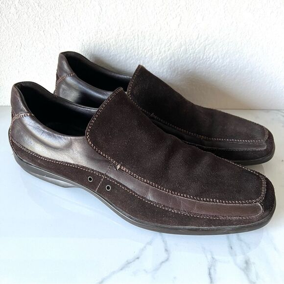 To Boot New York Mens Suede Driving Loafers Size 11 Brown